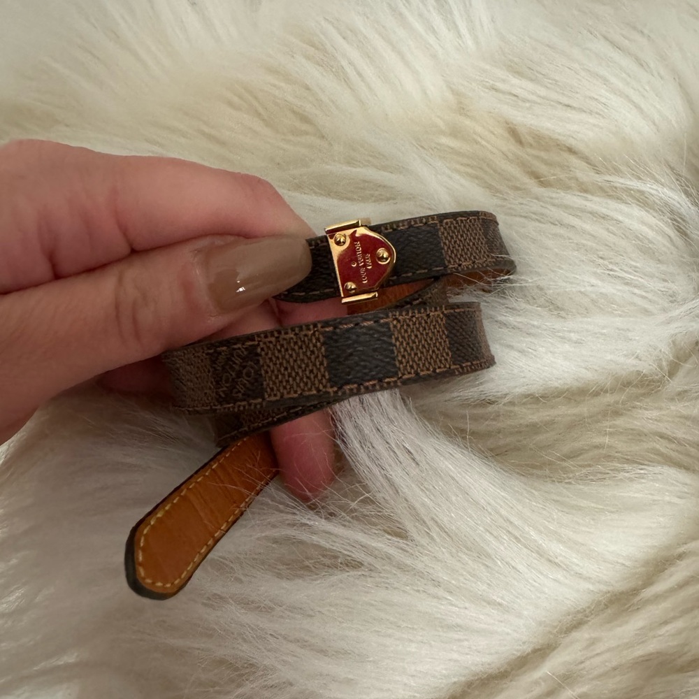Adjustable Triple Wrap Authentic Louis Vuitton Da… - image 7